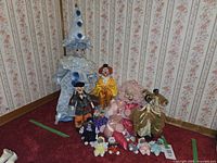 Group shot of entire collection showing size range and costumes