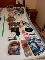 Full lot overview on bed