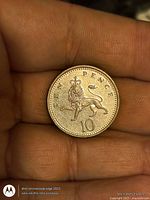 Reverse showing crowned lion and denomination 10