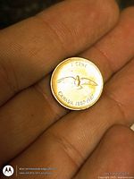 Reverse side showing rock dove and 1867-1967 legend