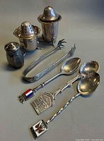 Group shot of all silver-plated items