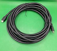 Coiled 25-ft HDMI cable full view