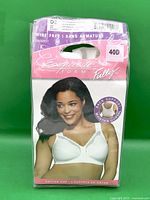 Front of sealed package showing bra style, size 40D