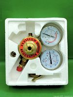 Regulator kit in molded foam packaging