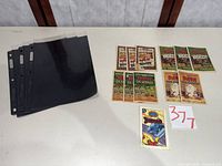 Entire lot laid out with comics and plastic pages