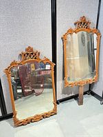 Both mirrors front view showing frames and glass