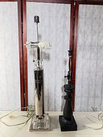 Both table lamp bases side by side showing overall appearance