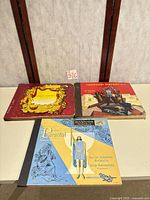 Three RCA Victor Red Seal record books overview