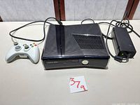 Console, controller, power brick, HDMI cable overview