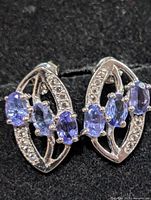 front view showing gemstones and design