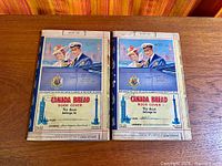 Both recognition books with Canada Bread dust jackets front view