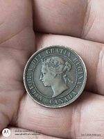 Obverse showing Queen Victoria portrait and legend