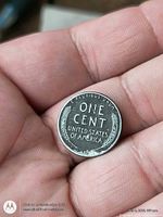 Reverse showing ONE CENT, UNITED STATES OF AMERICA and wheat ears