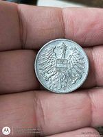 Obverse showing Austrian heraldic eagle and date 1957