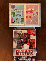 Puerto Rico and Virgin Islands decks above Captain America Civil War jumbo deck