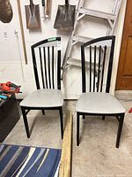 Both chairs front view