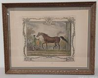 Front view of framed print showing full artwork and frame