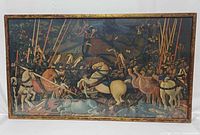 Front view of framed print showing entire artwork and frame