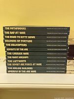 Stack of 12 Epic of Flight spines visible