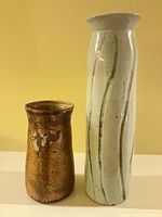 Front view of both vases