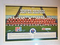 Full view of the 1983 Denver Broncos team photo print