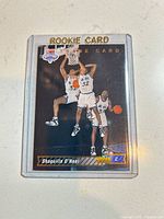 Front of Shaquille O'Neal Rookie Trade Card in plastic holder