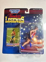 Front view of sealed Bruce Jenner Starting Lineup Timeless Legends figure and card