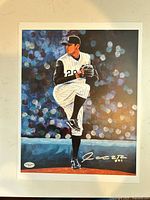 Full view of signed Jorge De La Rosa lithograph
