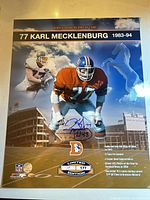 Full view of signed limited edition Karl Mecklenburg 16x20 photo