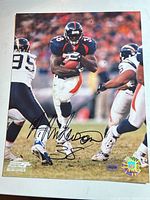 Full view of signed 8x10 photo with holograms visible