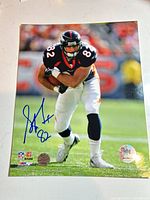 Full view of signed 8x10 photo