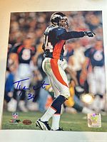 Full view of signed Tyrone Braxton 8x10 photo