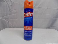 Front of Cutter unscented insect repellent can