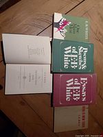 Front covers of all five books showing titles and dust jackets