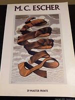 Front cover showing title, artist name and ribbon print