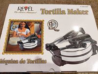 Front of box showing brand, model and product image