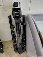 Yakima roof-mount bike rack with tray and upright arm