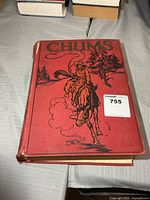 Front cover of red Chums hardcover annual