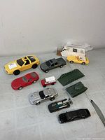 Group shot of all vehicles and bridge accessory