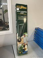 Full box showing Yardworks Easy-Loading Cart product