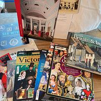 Overview of assorted magazines including Six Wives, Kenwood, Britain & Ireland, BBC specials