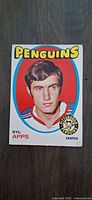 Front of 1971 O-Pee-Chee Syl Apps rookie card