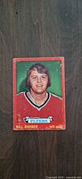 Front of 1973-74 O-Pee-Chee Bill Barber rookie card
