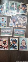 Spread of several 1978 OPC cards including Carew, Parker, team cards
