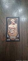 Front of Babe Ruth black-border Allen & Ginter mini card