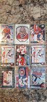 All nine Carey Price cards laid out 3x3