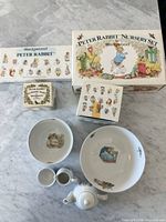 All pieces laid out with boxes