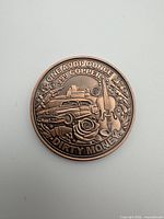 Obverse of 1oz .999 copper round showing full design and inscriptions