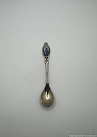 Front view of entire souvenir spoon