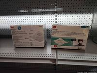 Front view of both sealed boxes of 3M VFlex N95 masks